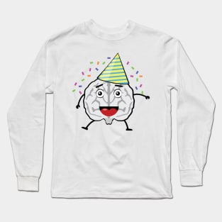 Happy Brain - Funny Illustration Long Sleeve T-Shirt